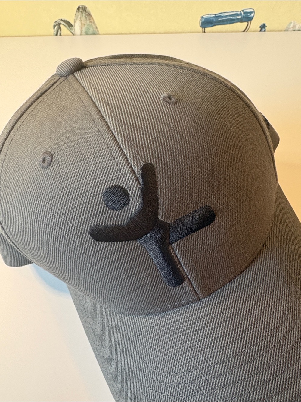 Kompan The Classics Gray Snapback with a Stick Man Embroidered Logo - Picture 5 of 8
